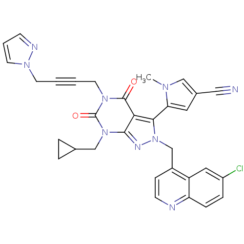 Chemical structure of BindingDB Monomer ID 50421075