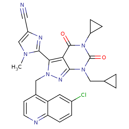 Chemical structure of BindingDB Monomer ID 50421084
