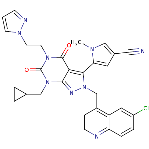 Chemical structure of BindingDB Monomer ID 50421087