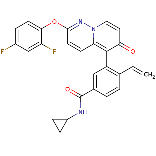 Chemical structure of BindingDB Monomer ID 50421133