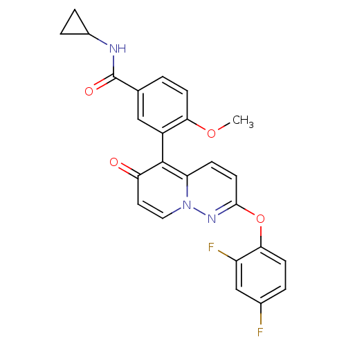 Chemical structure of BindingDB Monomer ID 50421139