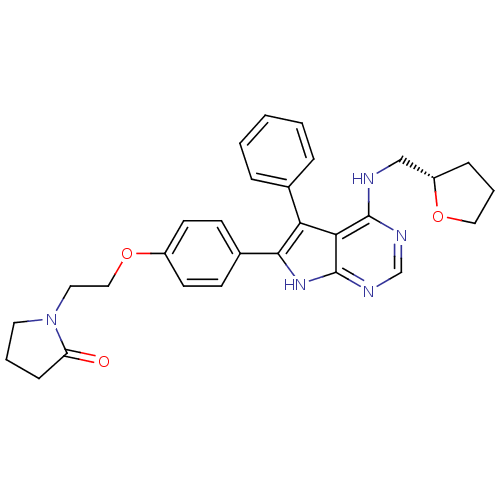 Chemical structure of BindingDB Monomer ID 50421284
