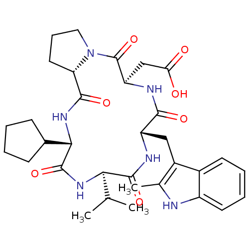 Chemical structure of BindingDB Monomer ID 50422145
