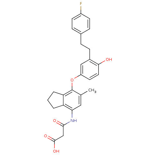 Chemical structure of BindingDB Monomer ID 50425404