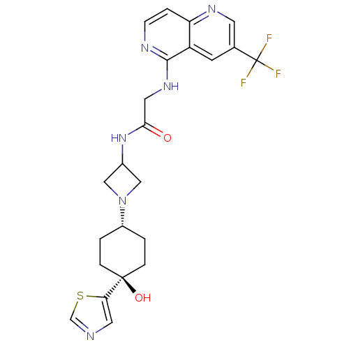 Chemical structure of BindingDB Monomer ID 50425708
