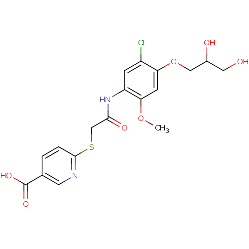 Chemical structure of BindingDB Monomer ID 50425800
