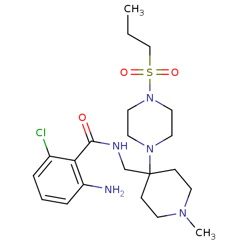 Chemical structure of BindingDB Monomer ID 50427175