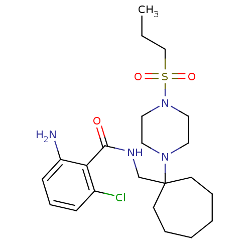 Chemical structure of BindingDB Monomer ID 50427181