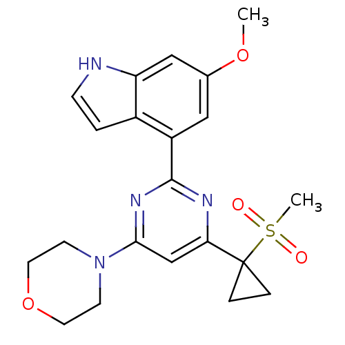 Chemical structure of BindingDB Monomer ID 50427295