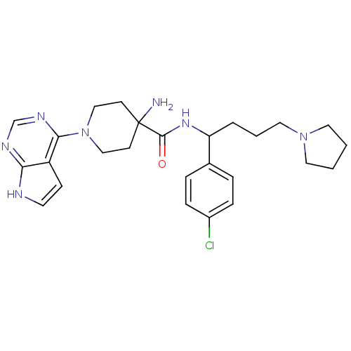 Chemical structure of BindingDB Monomer ID 50427334