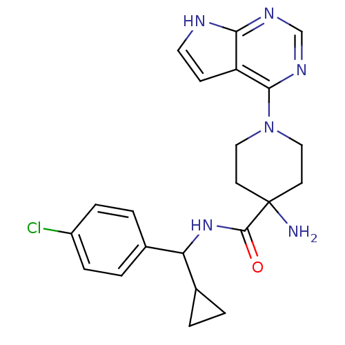 Chemical structure of BindingDB Monomer ID 50427345
