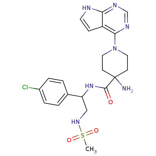 Chemical structure of BindingDB Monomer ID 50427354