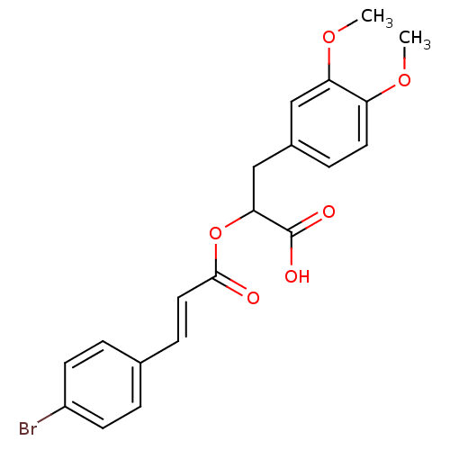 Chemical structure of BindingDB Monomer ID 50429254