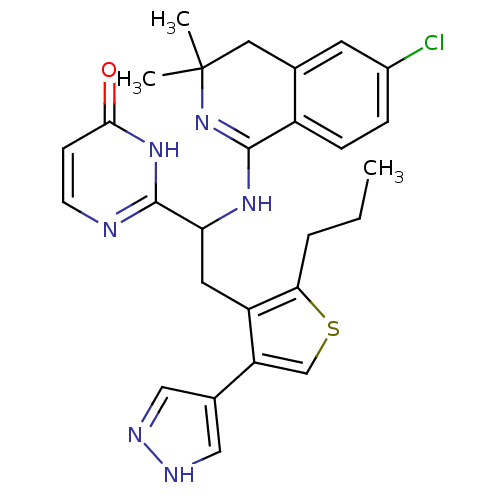 Chemical structure of BindingDB Monomer ID 50433627