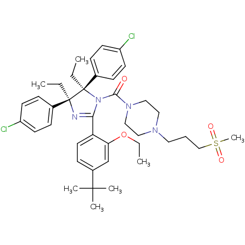 Chemical structure of BindingDB Monomer ID 50434282