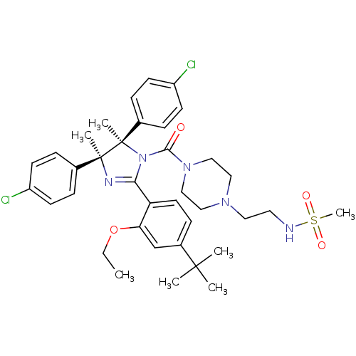 Chemical structure of BindingDB Monomer ID 50434286