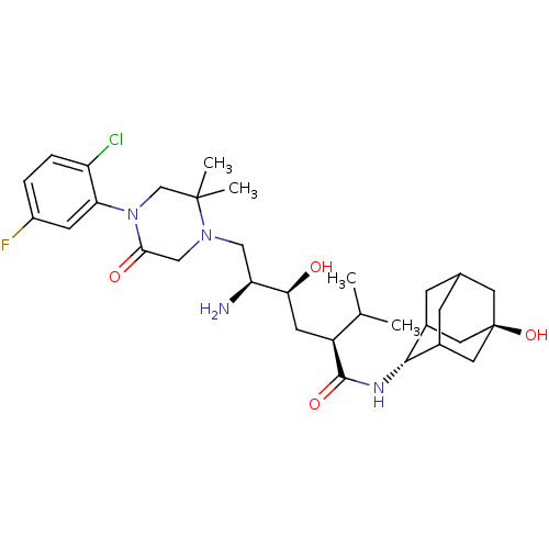 Chemical structure of BindingDB Monomer ID 50434420