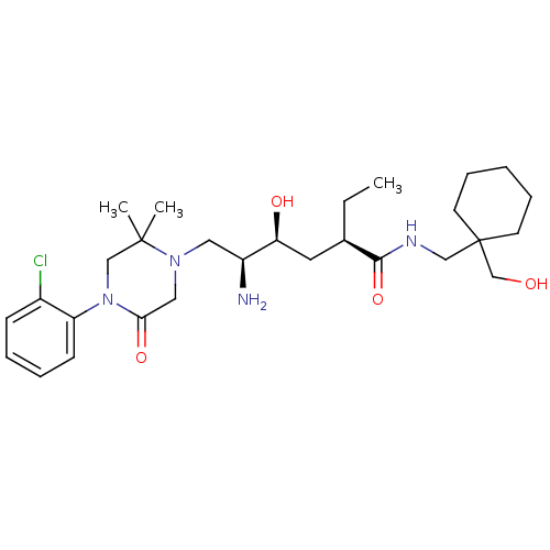 Chemical structure of BindingDB Monomer ID 50434427