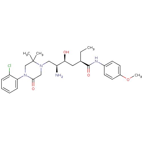 Chemical structure of BindingDB Monomer ID 50434438