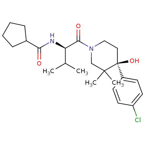 Chemical structure of BindingDB Monomer ID 50436284
