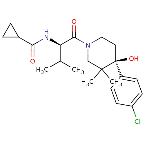 Chemical structure of BindingDB Monomer ID 50436304