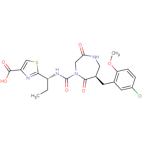 Chemical structure of BindingDB Monomer ID 50436417