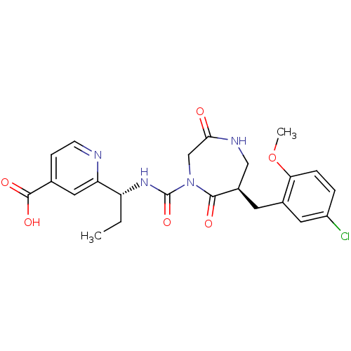 Chemical structure of BindingDB Monomer ID 50436420