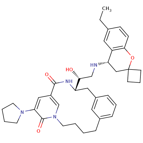Chemical structure of BindingDB Monomer ID 50437543