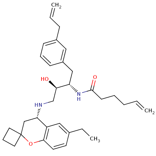Chemical structure of BindingDB Monomer ID 50437554