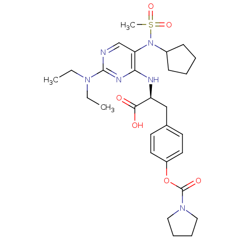 Chemical structure of BindingDB Monomer ID 50437642