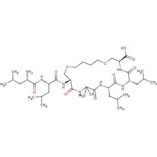 Chemical structure of BindingDB Monomer ID 50437739