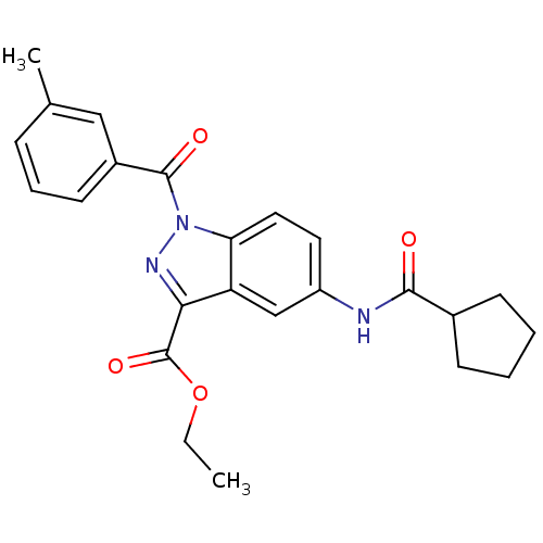 Chemical structure of BindingDB Monomer ID 50438023