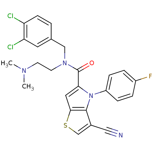 Chemical structure of BindingDB Monomer ID 50438552