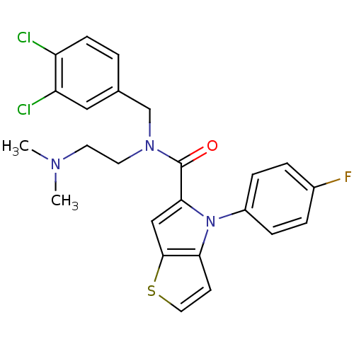 Chemical structure of BindingDB Monomer ID 50438557