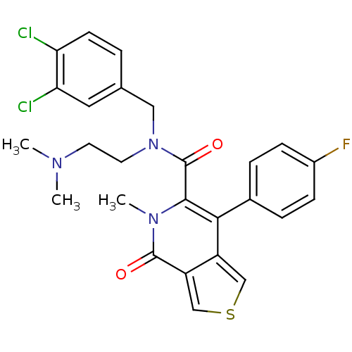 Chemical structure of BindingDB Monomer ID 50438560