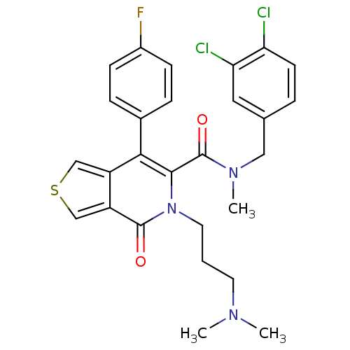 Chemical structure of BindingDB Monomer ID 50438561
