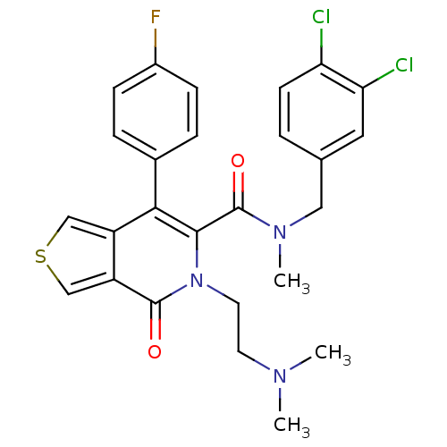 Chemical structure of BindingDB Monomer ID 50438562