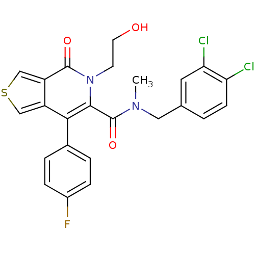 Chemical structure of BindingDB Monomer ID 50438563