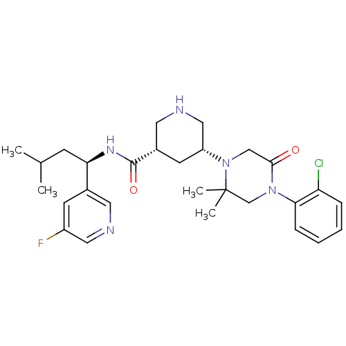 Chemical structure of BindingDB Monomer ID 50439254
