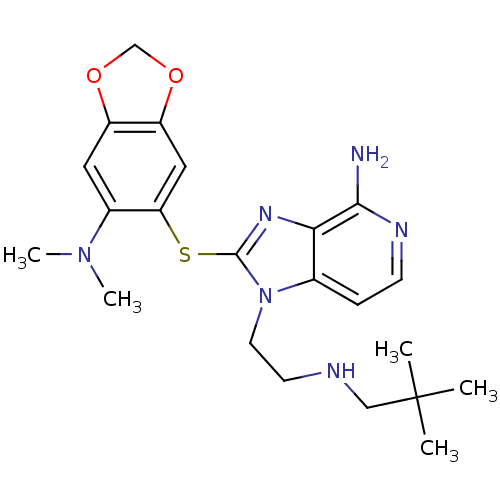 Chemical structure of BindingDB Monomer ID 50439622