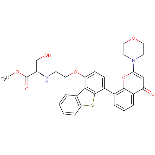 Chemical structure of BindingDB Monomer ID 50439893