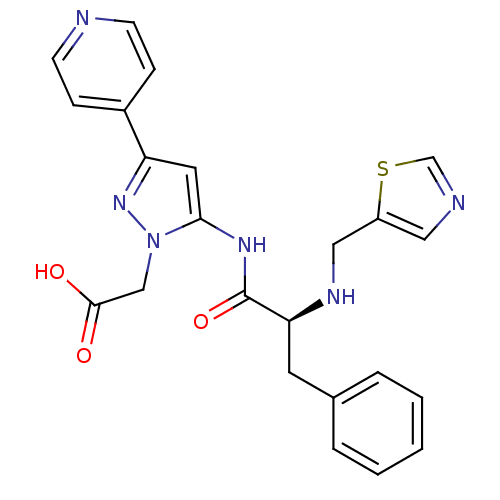 Chemical structure of BindingDB Monomer ID 50440705