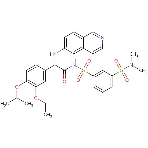 Chemical structure of BindingDB Monomer ID 50440829