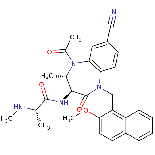 Chemical structure of BindingDB Monomer ID 50441807