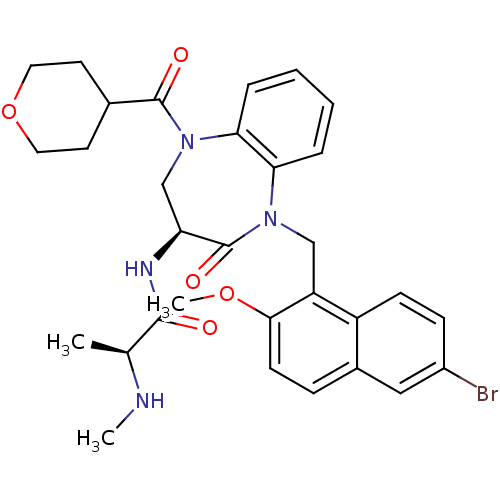 Chemical structure of BindingDB Monomer ID 50441818
