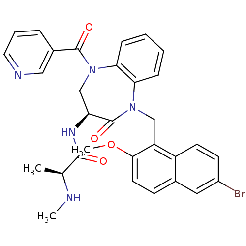 Chemical structure of BindingDB Monomer ID 50441819