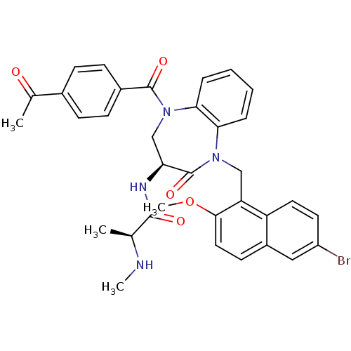Chemical structure of BindingDB Monomer ID 50441820