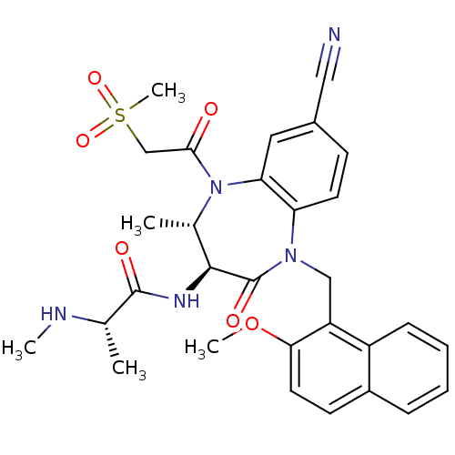 Chemical structure of BindingDB Monomer ID 50441821