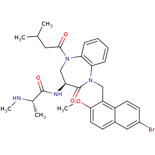 Chemical structure of BindingDB Monomer ID 50441823