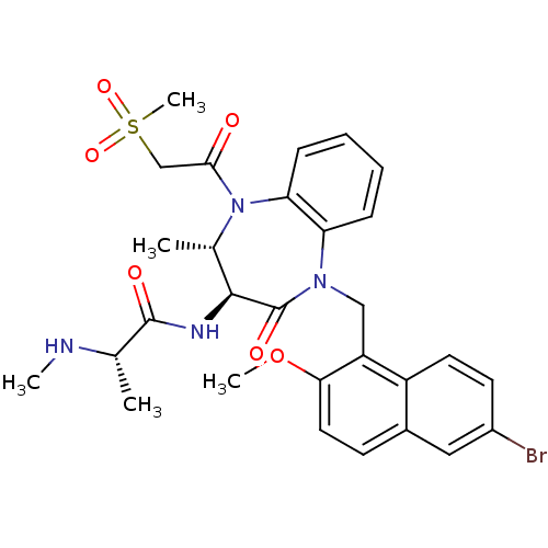 Chemical structure of BindingDB Monomer ID 50441826